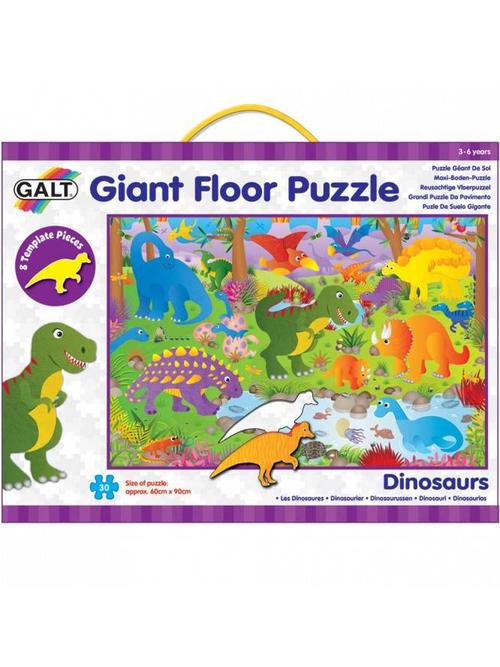 Puzzle Giant Floor Galt Dinozauri, 30 piese - 0 | YEO