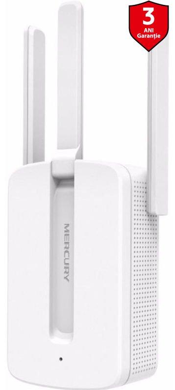 Range Extender wireless MERCUSYS MW300RE, 300 Mbps, 2 antene externe, 2.4 GHz