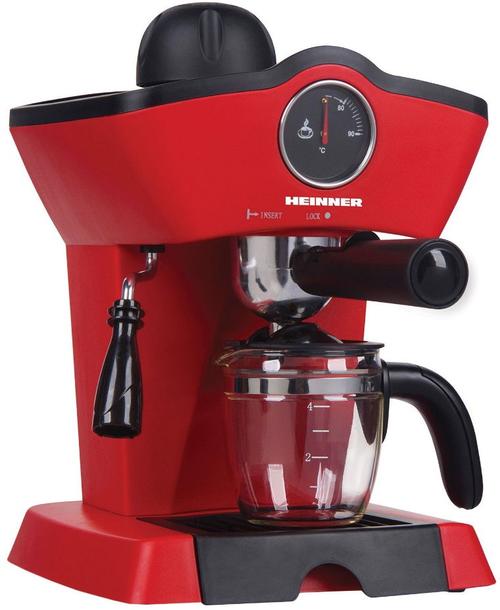 Espressor Heinner Charm HEM-200RD, 0.25 l, 5 bar, 800 W (Rosu) - 0 | YEO