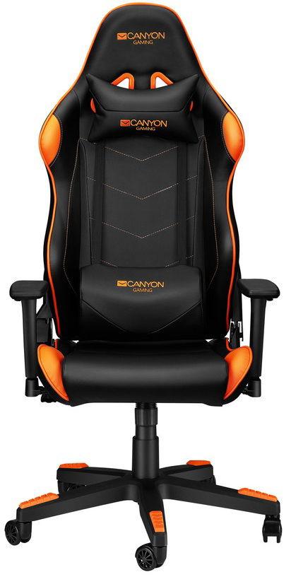 Scaun Gaming Canyon Deimos (Negru/Portocaliu) - 0 | YEO
