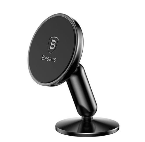 Suport Auto Baseus Bullet Magnetic Board SUYZD-01, rotatie 360, baza cu adeziv (Negru) - 0 | YEO