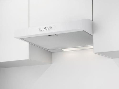 Hota traditionala Electrolux EFU216W, 272 m3/h, 1 Motor, 60 cm, Clasa D (Alb)