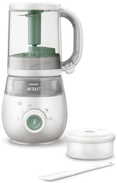 Aparat 4 in1 pentru prepararea hranei bebelusilor Philips Avent SCF885/01, 1 l, 400 W (Alb/Gri) - 0 | YEO