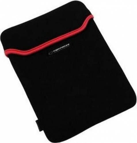 Husa universala Esperanza ET172R pentru tablete de 9.7inch (Negru/Rosu)