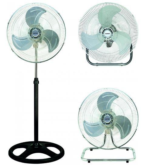 Ventilator 3 in 1 Albatros V45 Trio, 70W, 3 Viteze, 45 cm (Negru/Argintiu)