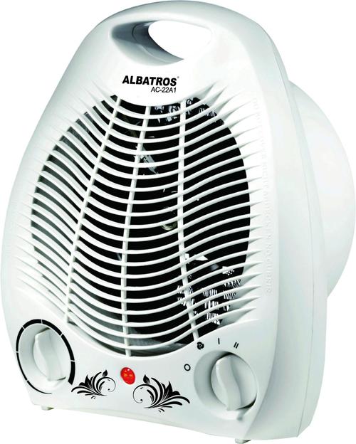 Aeroterma ceramica Albatros AC-22A1, 2000W, 2 trepte de putere, termostat reglabil (Alb)