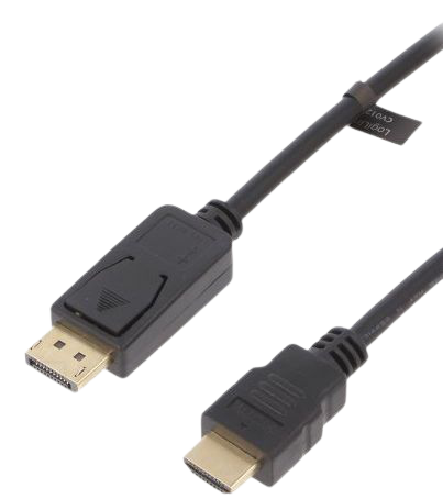 Cablu Logilink CV0129 DisplayPort-HDMI (Negru)