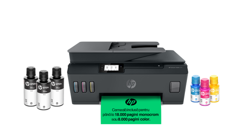 Multifunctional cerneala HP SMART TANK 615 AIO, A4, Wi-Fi, ADF