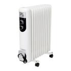Radiator cu ulei Home FKOS11M, 11 elementi, 2000W, termostat (Alb)