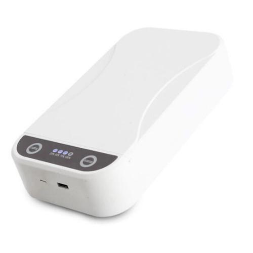 Sterilizator UV MyScreen de birou, compatibil cu dispozotive pana la 7inch, ceasuri, bijuterii (Alb)