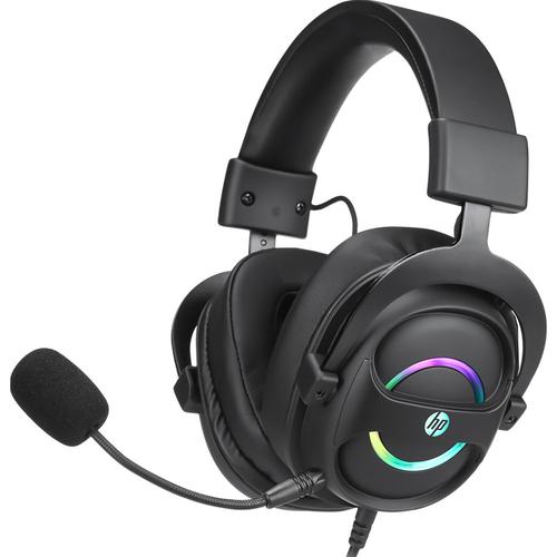 Casti Gaming HP DHE-8006, Microfon, USB, iluminare rainbow (Negru) Casti Gaming HP DHE-8006, Microfon, USB, iluminare rainbow (Negru)