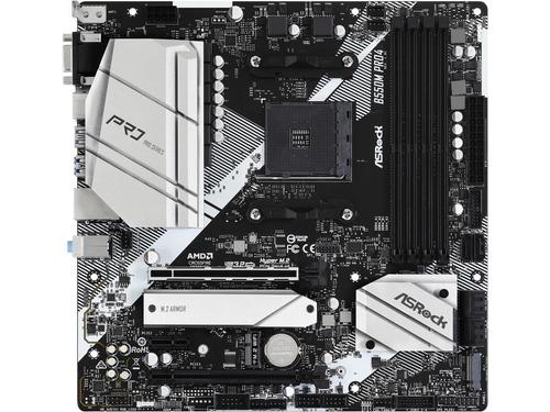 Placa de baza ASRock B550M Pro4, AMD B550, AM4, mATX