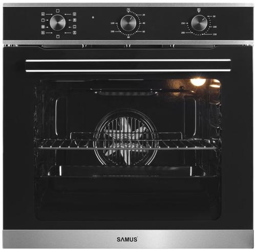 Cuptor incorporabil Samus SC628GX9, 2800 W, 75 l, 9 Functii, Grill, Clasa A (Negru/Inox) - 0 | YEO