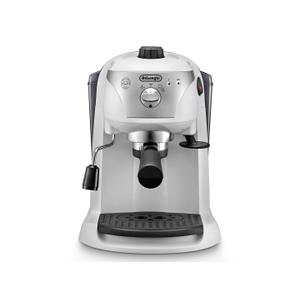 Espressor manual DeLonghi EC221.WH, 1100 W, 15 Bari, 1 L (Alb/Negru)