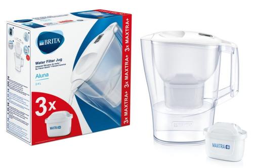 Cana filtrare apa BRITA Aluna Starter pack BR1040564, 2.4 l + 3 filtre Maxtra+ (Alb) - 0 | YEO