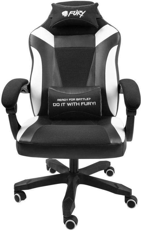Scaun gaming Fury Avenger M+ (Negru/Alb) - 0 | YEO