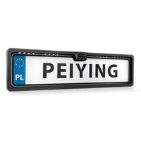 Camera video auto DVR Peiying PY0105, tip placuta inmatriculare, unghi vizualizare 140 grade, waterproof IP67 (Negru)