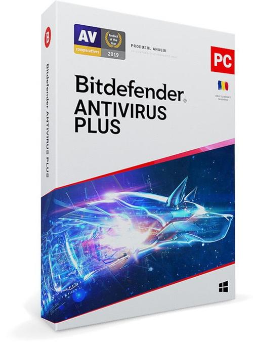 Bitdefender Antivirus Plus, 1 PC + 1 Gratis, 1 an, Licenta noua, BOX/Retail