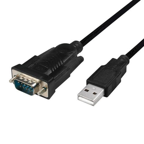 Cablu LOGILINK AU0048, USB 2.0 - Serial DB9M RS232, 1.5m (Negru)