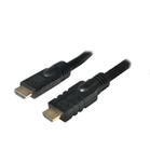 Cablu LOGILINK CHA0015, HDMI - HDMI, 15m, conectori auriti, 4K UHD/30Hz (Negru)