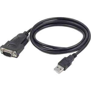 Cablu GEMBIRD UAS-DB9M-02, USB 2.0 -Serial DB9M RS232, 1.5m (Negru)