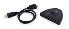 Cablu GEMBIRD DSW-HDMI-35, 3 x HDMI - HDMI, 0.5m, 4K UHD/60Hz, conecteaza 3 dispozitive la 1TV (Negru)