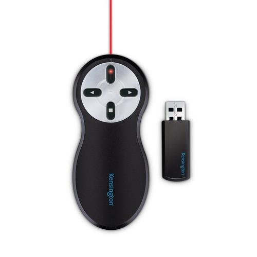 Presenter Wireless KENSINGTON 33374EU, laser rosu, USB (Negru)