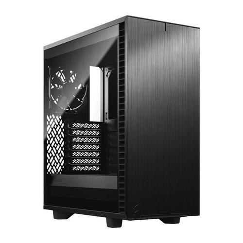 Carcasa Fractal Design Define 7 Compact Light Tempered Glass, Middle Tower, Antifonare (Negru)