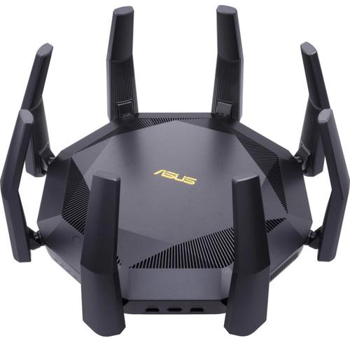 Router Wireless ASUS RT-AX89X, Gigabit, WiFi 6, Dual Band, 6000 Mbps, 8 Antene externe (Negru) - 0 | YEO