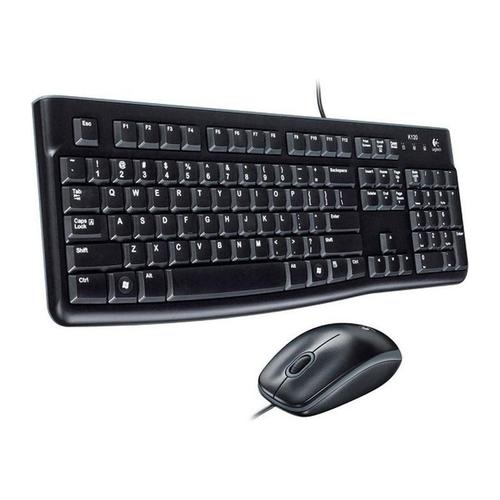 Kit tastatura + mouse Logitech MK120, USB, layout US (Negru) Kit tastatura + mouse Logitech MK120, USB, layout US (Negru)