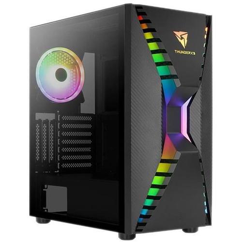 Carcasa Aerocool Cronus V1, Middle Tower, Tempered glass (Negru)