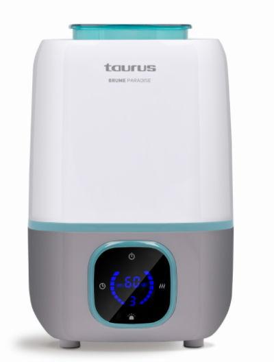 Umidificator de aer Taurus Brume Paradise, Aromaterapie, 25 W, Timer, 285 ml/h, 3 L (Alb/Gri) - 0 | YEO