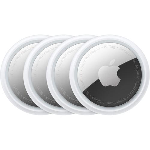 Dispozitiv De Localizare APPLE AirTag , Bluetooth, Waterproof IP67, Pack 4 (Argintiu)