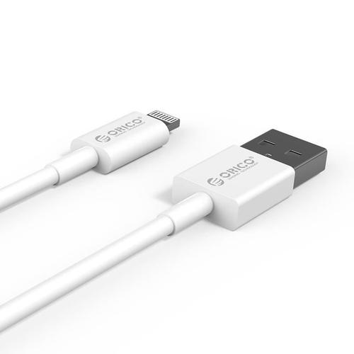 Cablu USB Orico AL01-10, USB Type A - Lightning, 1m (Alb) Cablu USB Orico AL01-10, USB Type A - Lightning, 1m (Alb)