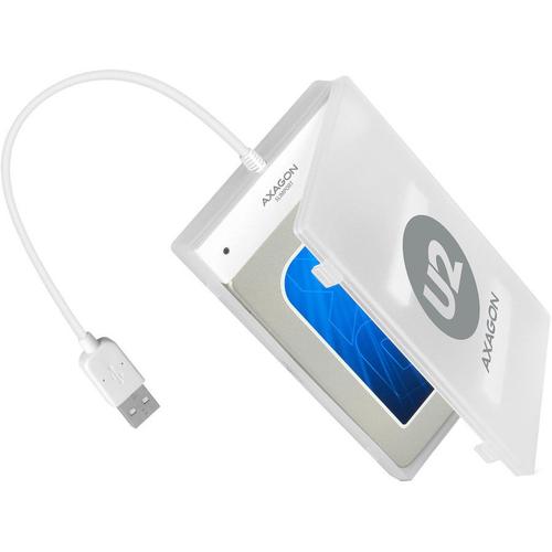 Rack HDD/SSD Axagon ADSA-1S, USB 2.0, 2.5inch SATA, 3 Gbit/s (Alb)