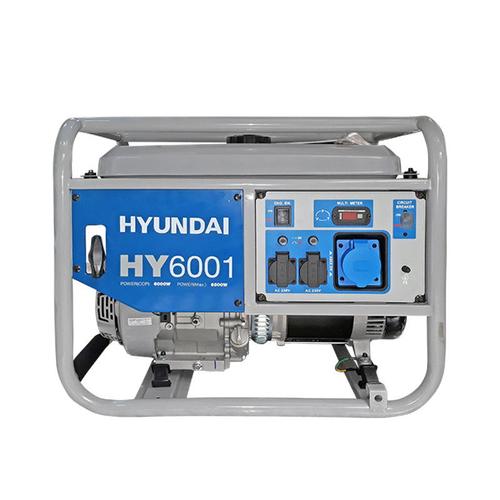 Generator Curent Electric Hyundai HY6001, 6kW, 230 V (Argintiu)