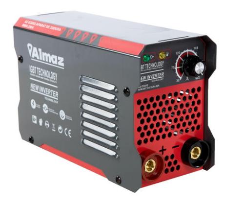 Aparat de sudura Almaz MMA 250, Tehnologie Invertor, Clasa de protectie IP21S, Conectori 10-25, Diametrul electrodului 1.6-5 mm (Negru/Rosu) - 0 | YEO