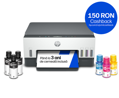 Multifunctional inkjet color HP Smart Tank 670 All-in-One, Wireless, Duplex, A4 (Gri/Alb)