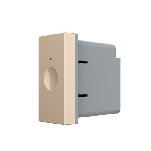Modul intrerupator simplu cu touch Livolo 1M standard Italian, Serie noua (Auriu)
