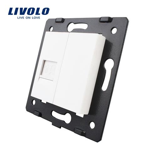 Priza internet Livolo (Alb)
