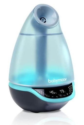 Umidificator Digital 2 in 1 Babymoov Hygro Plus A047011, Ultrasunete (Negru/Albastru) - 0 | YEO