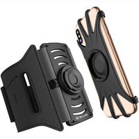 Suport detasabil Tellur de telefon 4"-6.5" pentru brat A100, Negru