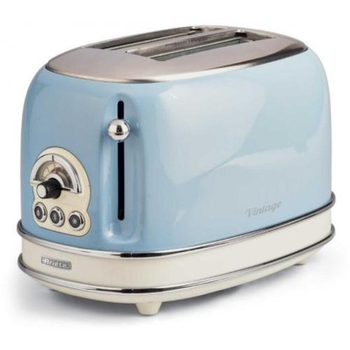 Prajitor de paine Ariete Vintage 0155, 810W, 2 Felii (Albastru)
