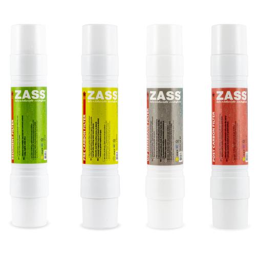 Set filtre apa Zass (4 filtre) pentru modelul de dozator ZWD 05 WF, ZWD 06 WF, ZWD 07 WF si ZWD 08 WF