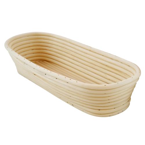 Cos oval pentru dospire aluat, 35 x 14 cm, ratan - Zokura
