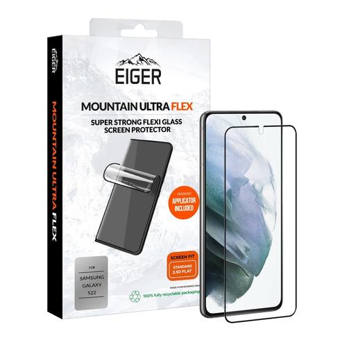 Folie Eiger Mountain Ultraflex 2.5D compatibila cu Samsung Galaxy S22, Clear