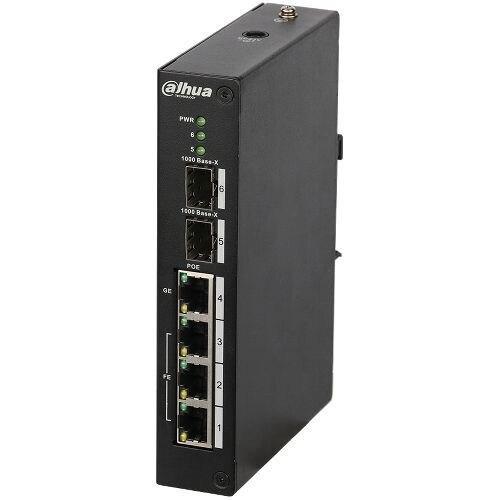 Switch Dahua PFS3206-4P-96, 4+2 porturi, Total 96W Switch Dahua PFS3206-4P-96, 4+2 porturi, Total 96W