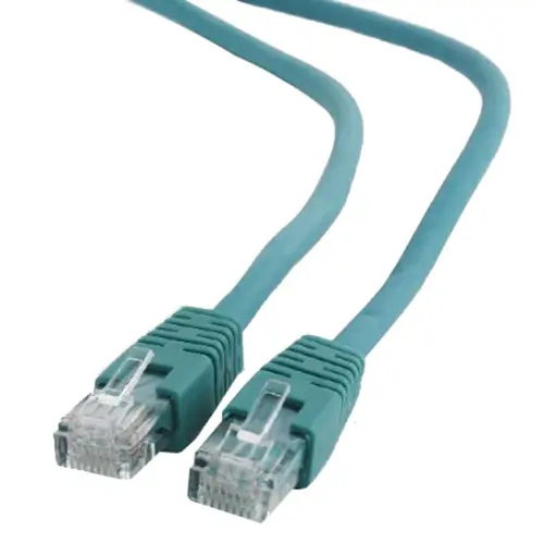 Cablu PATCH CORD UTP GEMBIRD PP6U-5M/G Cat6, cupru-aluminiu, 5 m, Verde, AWG26