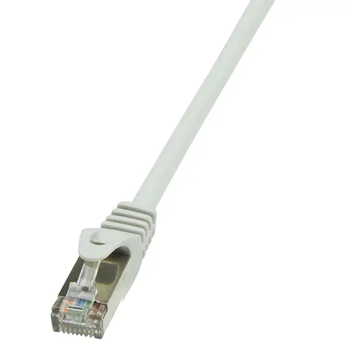 Cablu S/FTP LOGILINK Cat5e, cupru-aluminiu, 10 m, gri, AWG26, dublu ecranat CP1092D