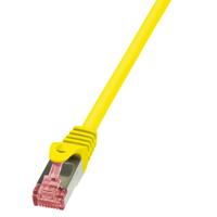 Cablu S/FTP LOGILINK Cat6, LSZH, cupru, 1.5 m, galben, AWG27, dublu ecranat CQ2047S